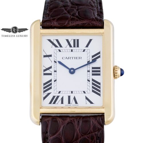 Cartier Tank Solo 3167 large yellow gold 27mm