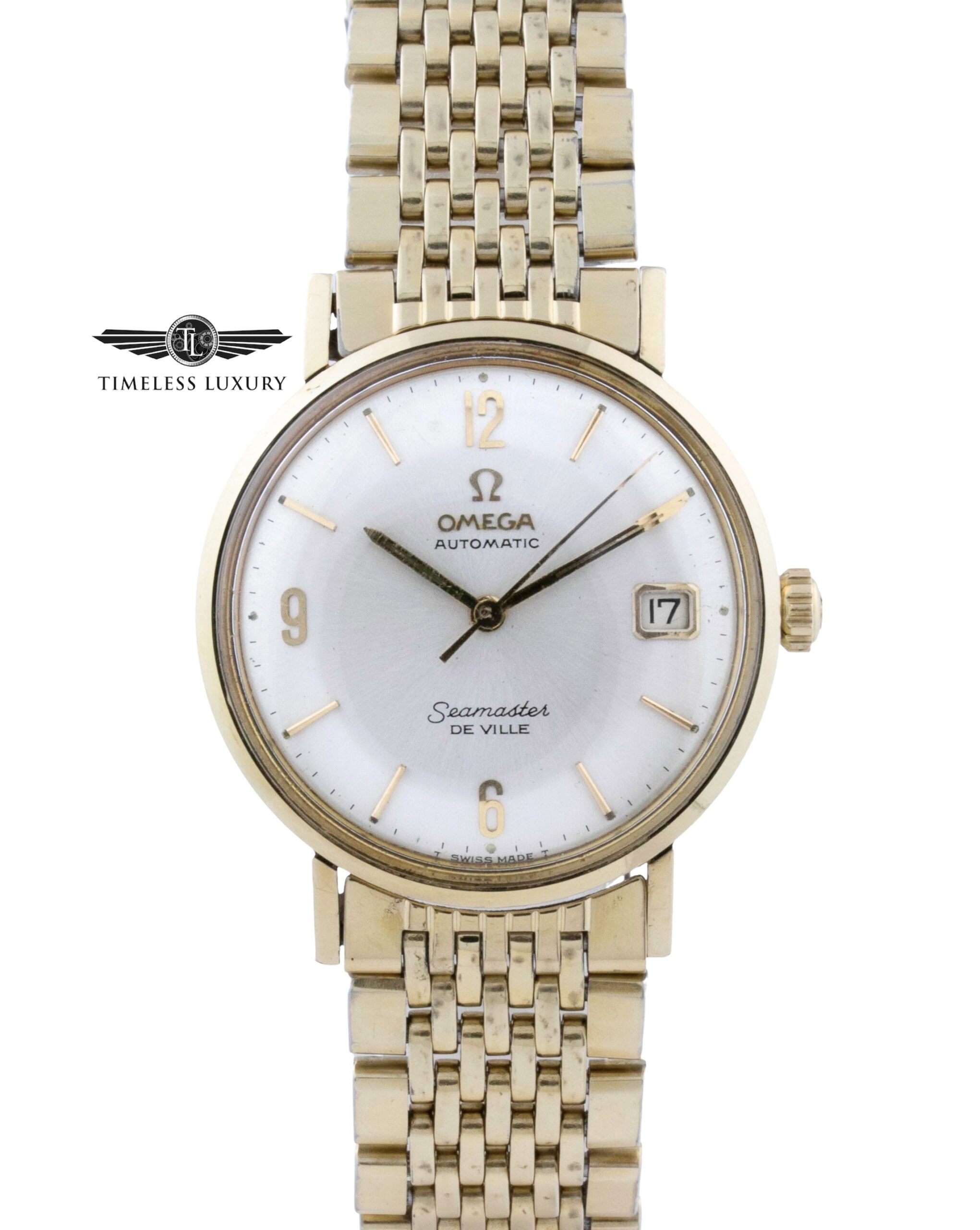 Omega gold and silver watch best sale