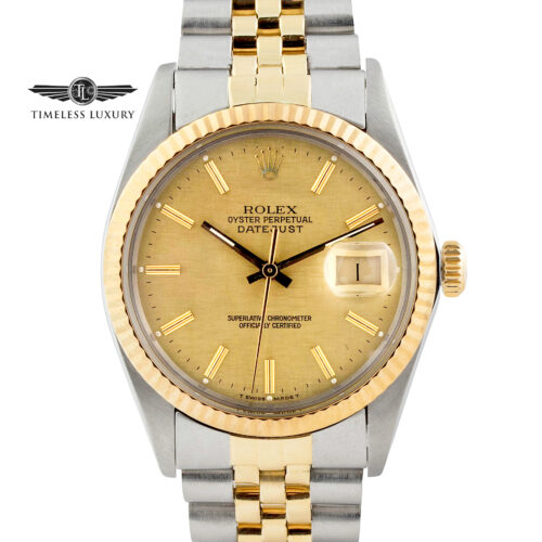 1986 Rolex Datejust 16013 champagne dial