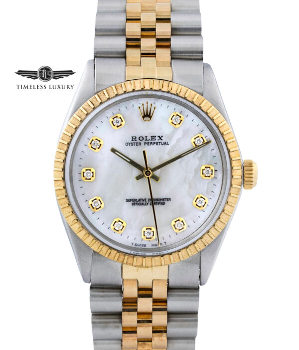 Rolex Oyster Perpetual 1005 mop diamond dial