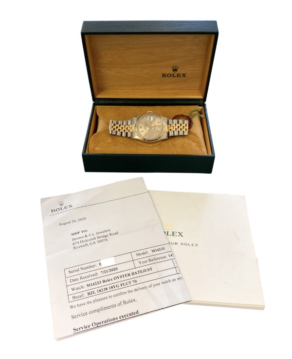 1990 Rolex Datejust 16233 silver dial