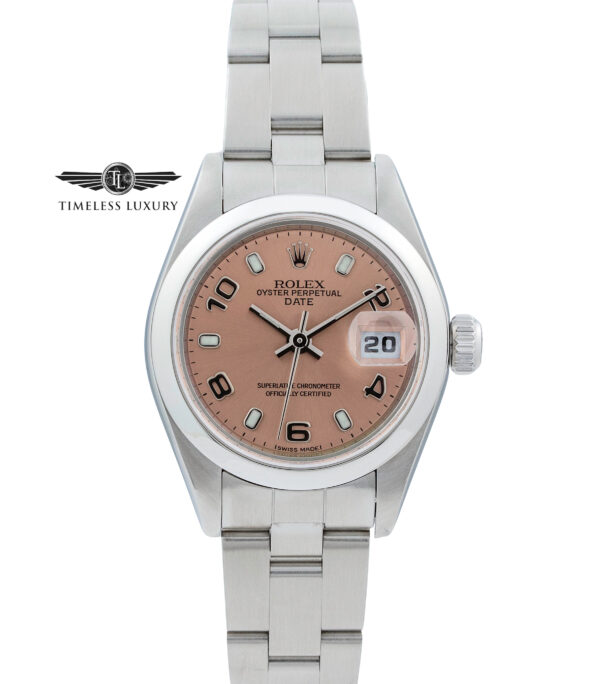 Ladies Rolex Datejust 79160 Salmon dial