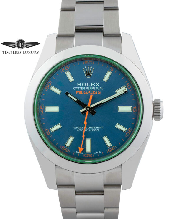 Rolex Milgauss 116400GV Blue dial