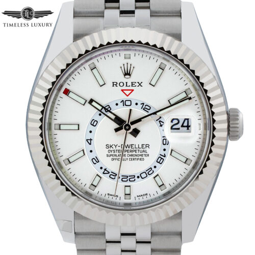 2022 Rolex Sky-Dweller 326934 white dial jubilee