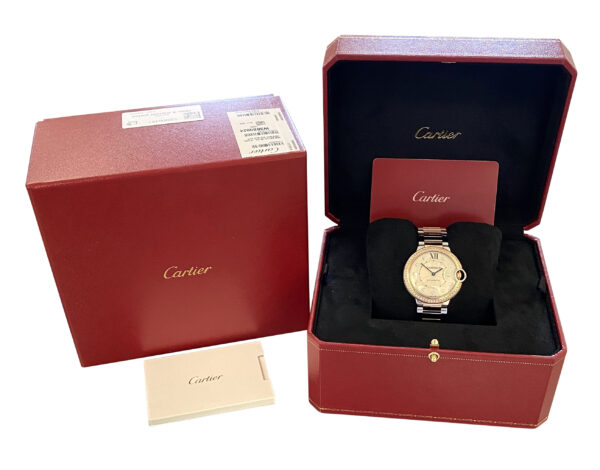 2022 Cartier Ballon Bleu W3BB0024 Diamond Bezel for sale