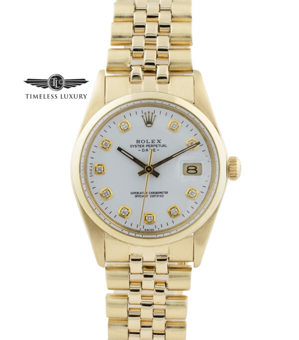 1981 Rolex Date 15037 14k gold