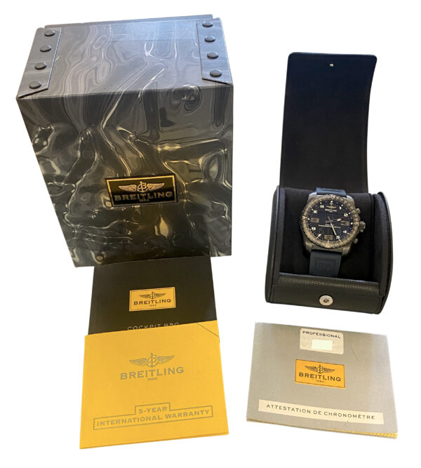 Breitling Cockpit B50 VB5010 Titanium 46mm Black Dial Quartz