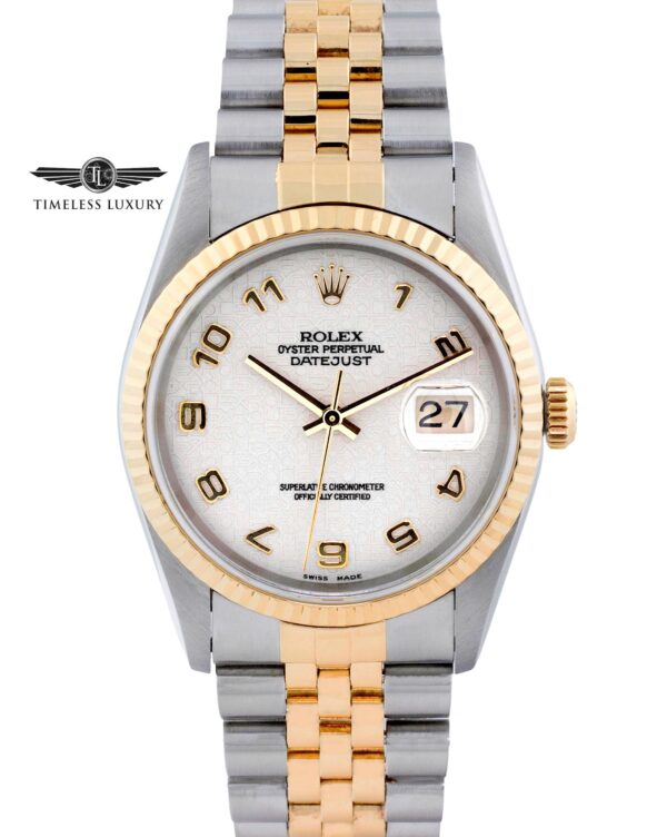 1997 Rolex Datejust 16233 Ivory Jubilee dial