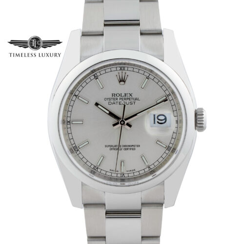 Rolex Datejust 116200 silver dial