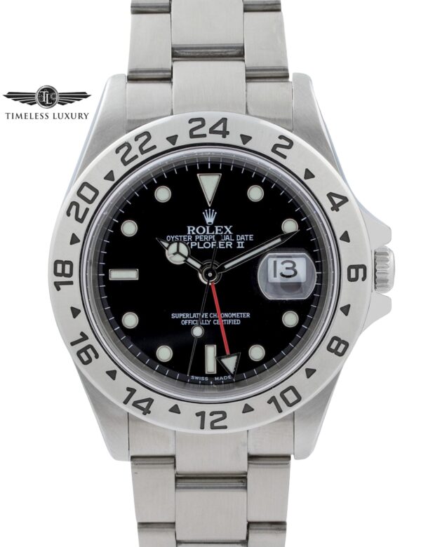 2005 Rolex Explorer II 16570 Black dial