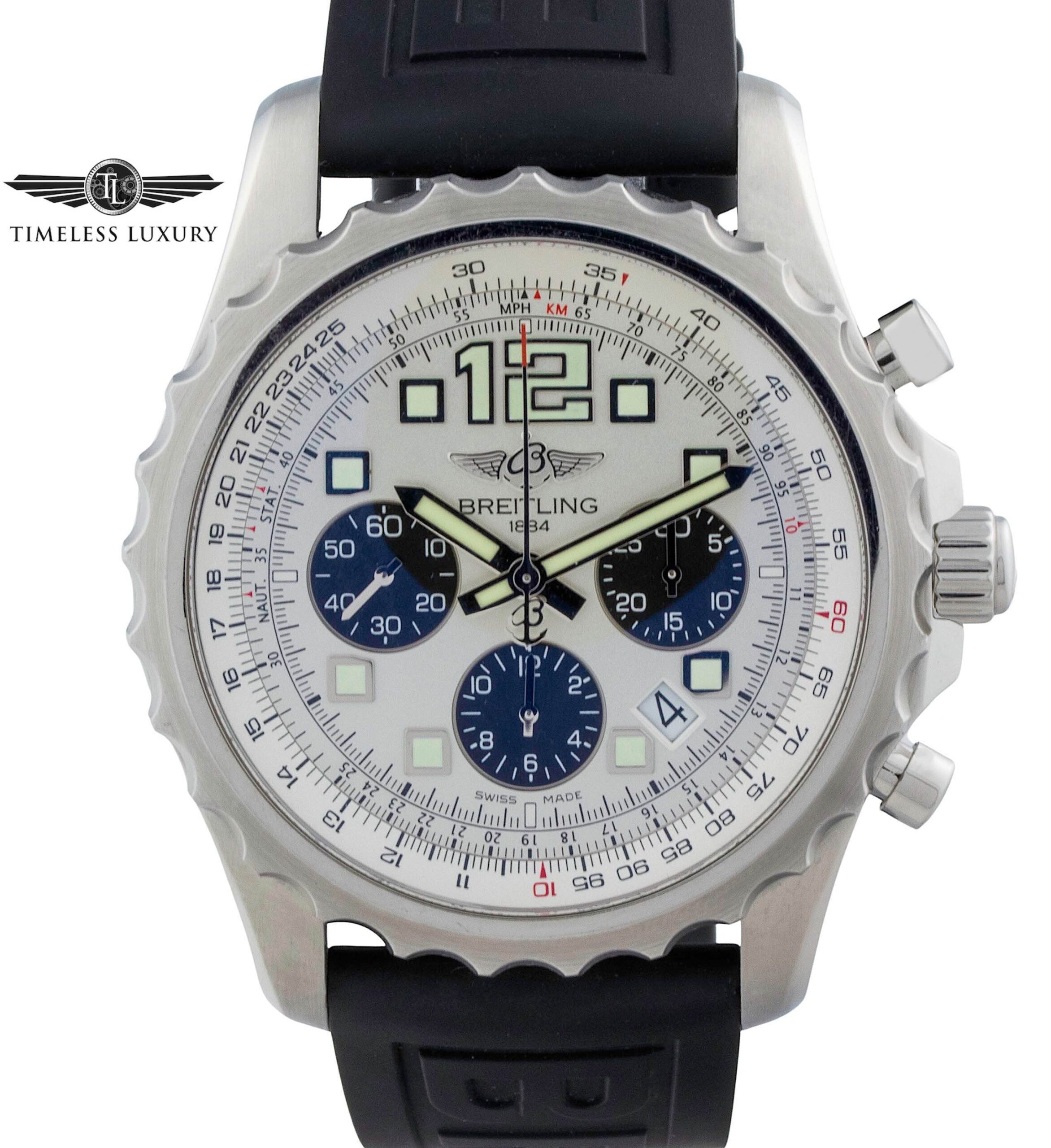 landbouw Sociologie Overblijvend Breitling Chronospace A23360 Stainless Steel 46mm Automatic