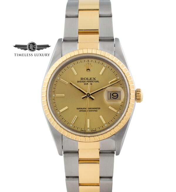 Rolex Date 15233 champagne dial