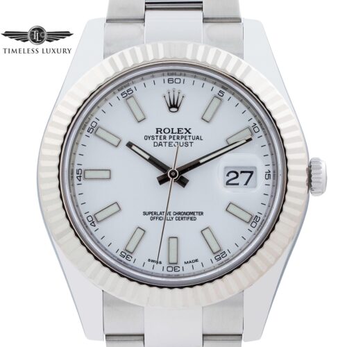 Rolex Datejust II 116334 White dial