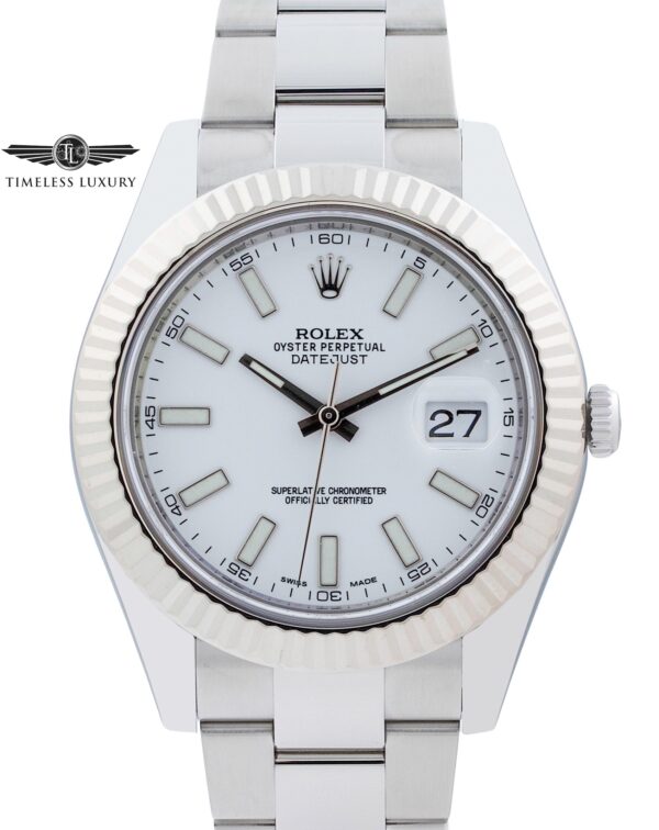 Rolex Datejust II 116334 White dial