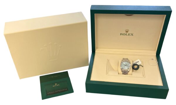 2022 Rolex Day-Date 228206 Ice Blue dial for sale