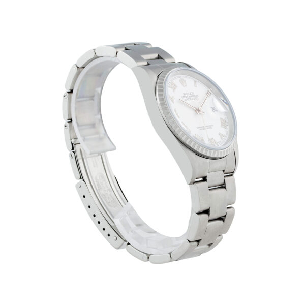 Rolex Datejust 16220 white roman dial