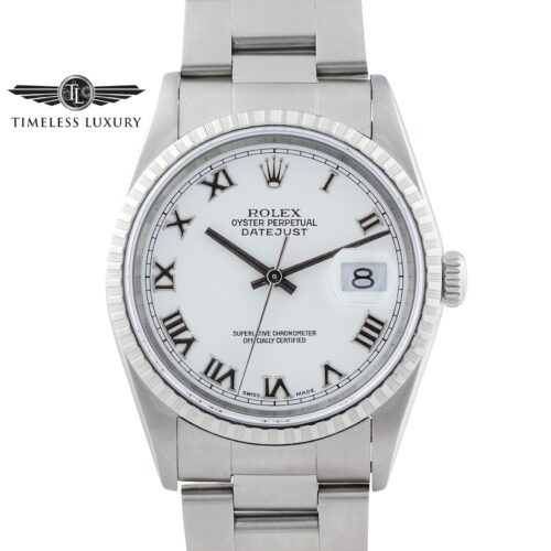 1999 Rolex Datejust 16220 White dial