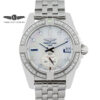 Ladies Breitling Galactic A37330 Diamond Bezel 36mm MOP Dial