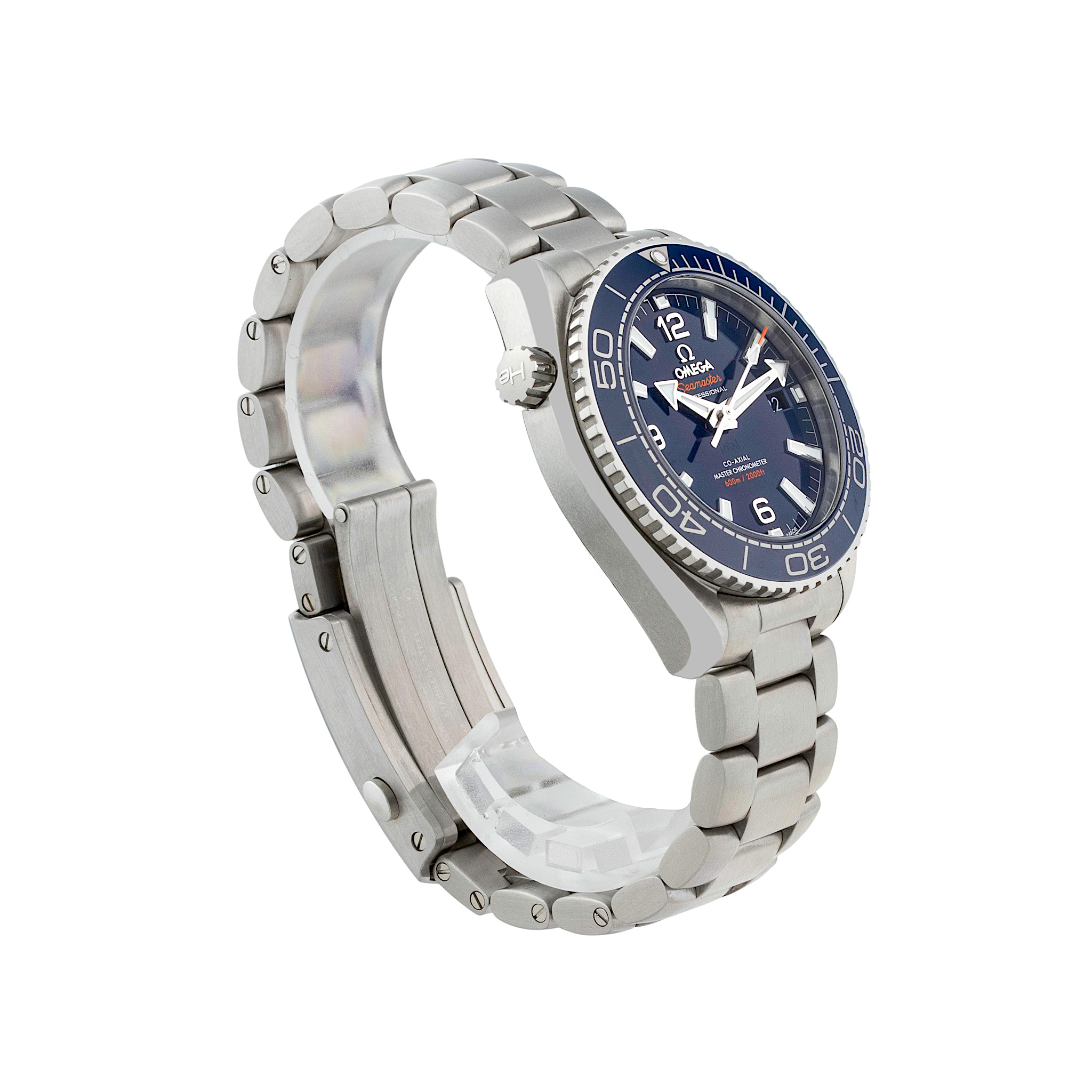 Planet Ocean 600M Seamaster steel Chronometer Watch 215.30.40.20.03.001