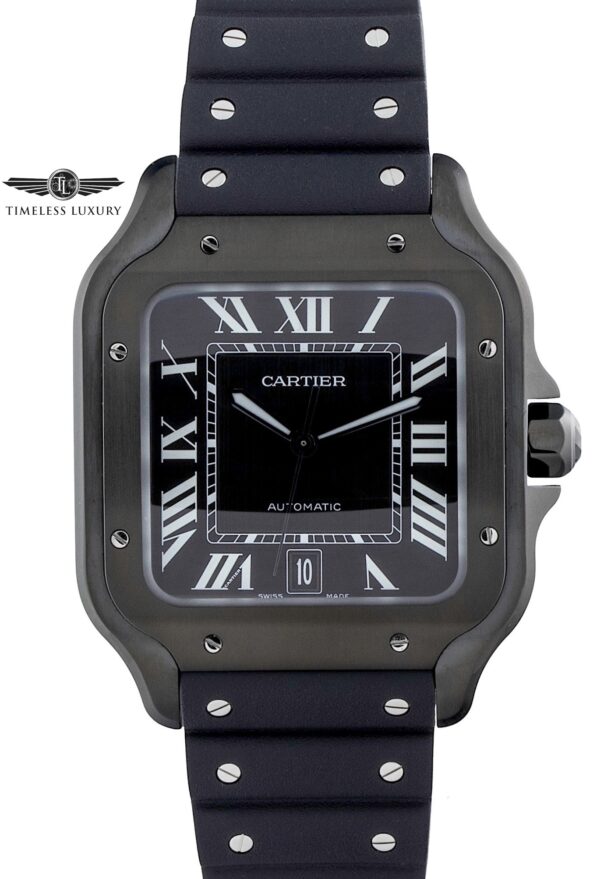 Cartier Santos Large WSSA0039 Black ADLC