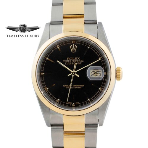2000 Rolex Datejust 16203 Black dial
