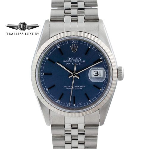 1995 Rolex Datejust 16234 blue dial