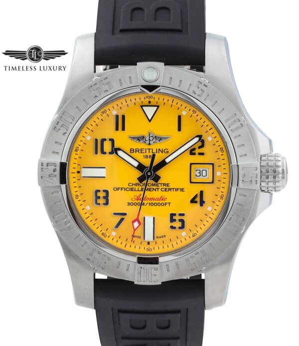 Breitling Seawolf A17331 YELLOW DIAL