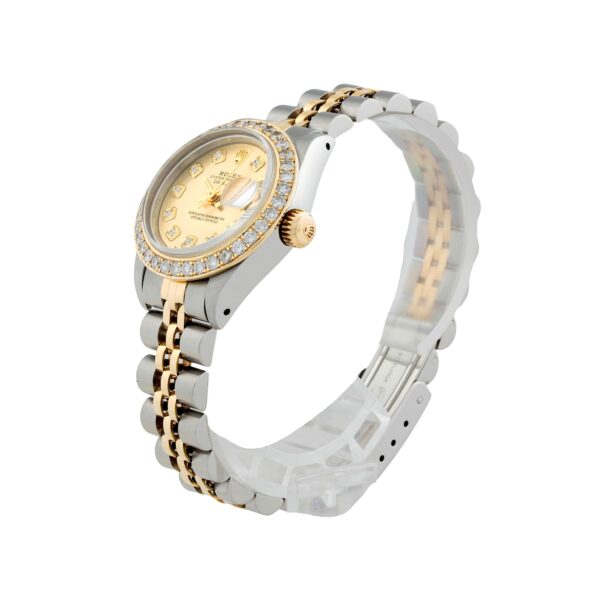 Ladies Rolex Datejust 69173 Diamond Bezel Watch