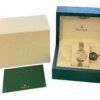 Ladies Rolex Datejust 179383 Gold crystal dial for sale