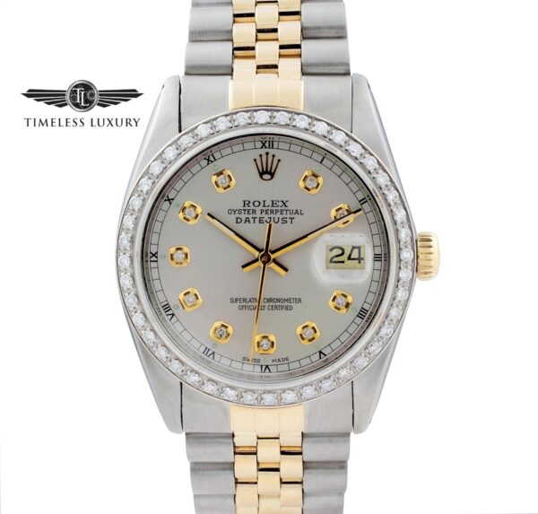 1987 Rolex Datejust 16013 Diamond Bezel watch