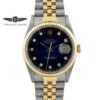 1992 Rolex Datejust 16233 Blue Vignette Dial