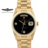 Rolex Day-Date President 18238 Onyx Diamond Dial