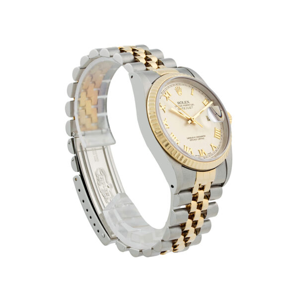 Rolex Datejust 16233 Ivory pyramid dial