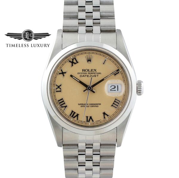 1997 Rolex Datejust 16200 Ivory Dial