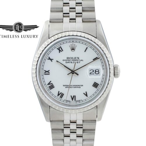 Rolex Datejust 16220 White dial