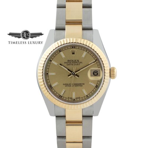 Rolex Datejust 31mm 178273 champagne dial
