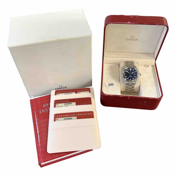 OMEGA Seamaster 2255.80.00 Electric Blue Dial For sale