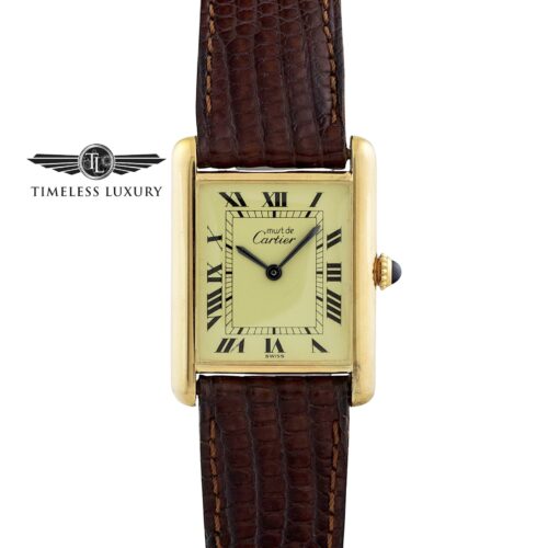 Cartier Tank Must Vermeil