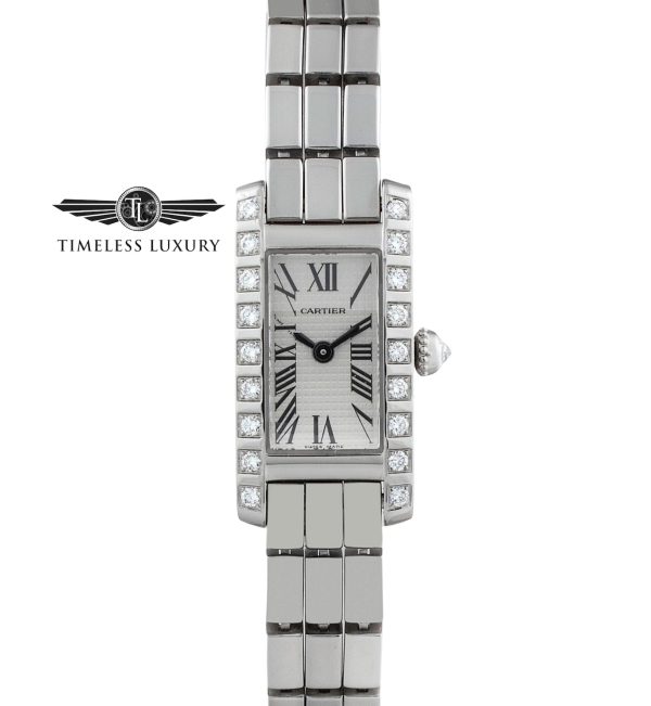 Cartier Tank Americaine 2544 White gold